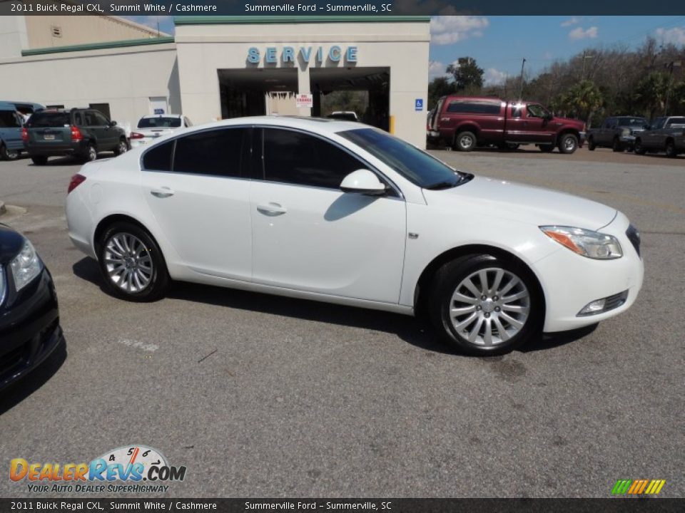 2011 Buick Regal CXL Summit White / Cashmere Photo #13