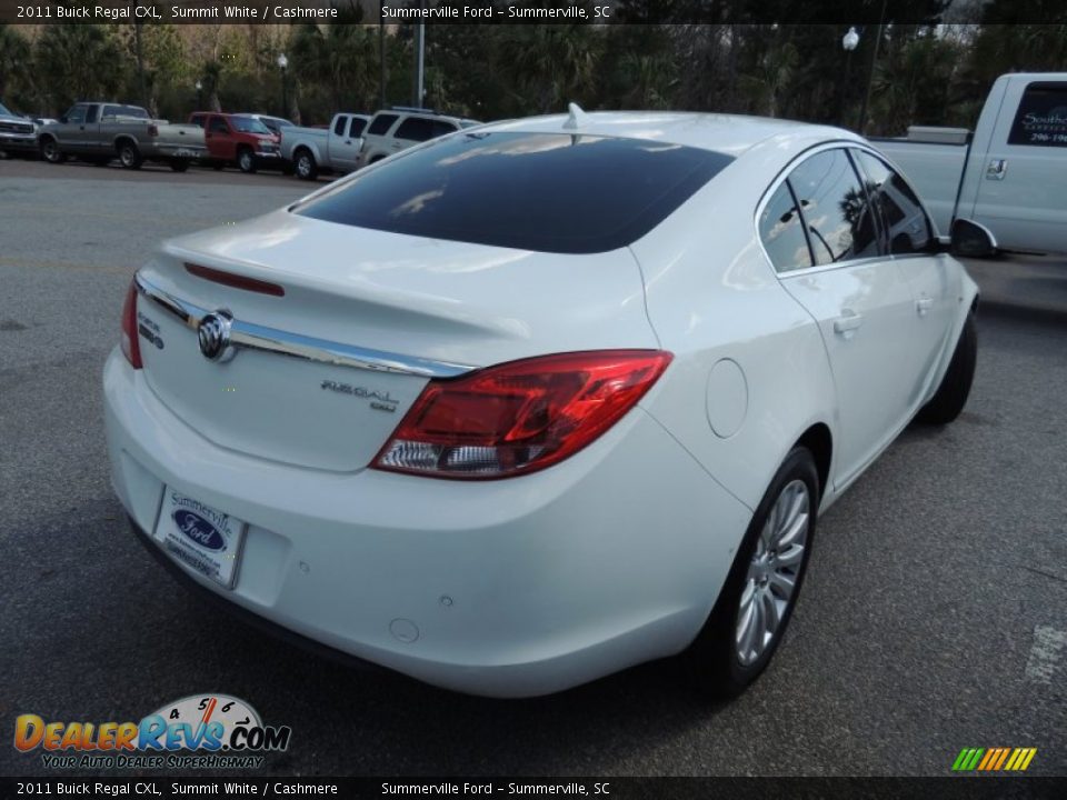 2011 Buick Regal CXL Summit White / Cashmere Photo #14