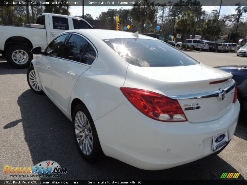 2011 Buick Regal CXL Summit White / Cashmere Photo #15