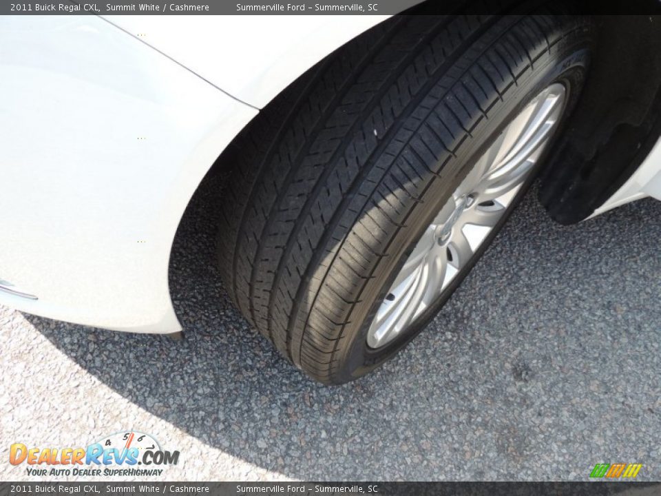 2011 Buick Regal CXL Summit White / Cashmere Photo #17