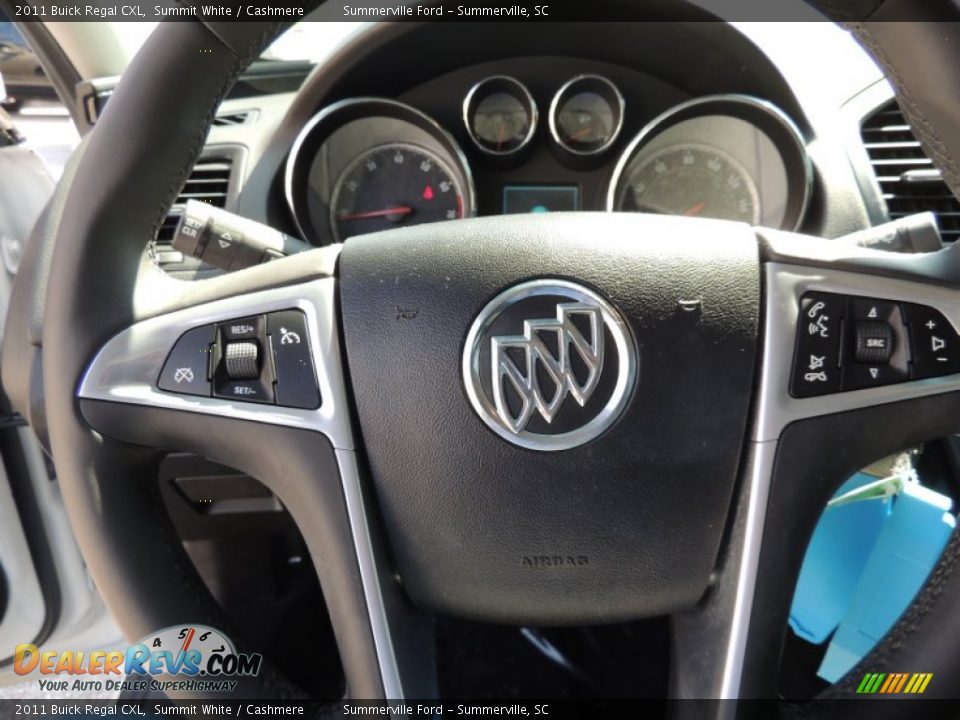 2011 Buick Regal CXL Summit White / Cashmere Photo #22