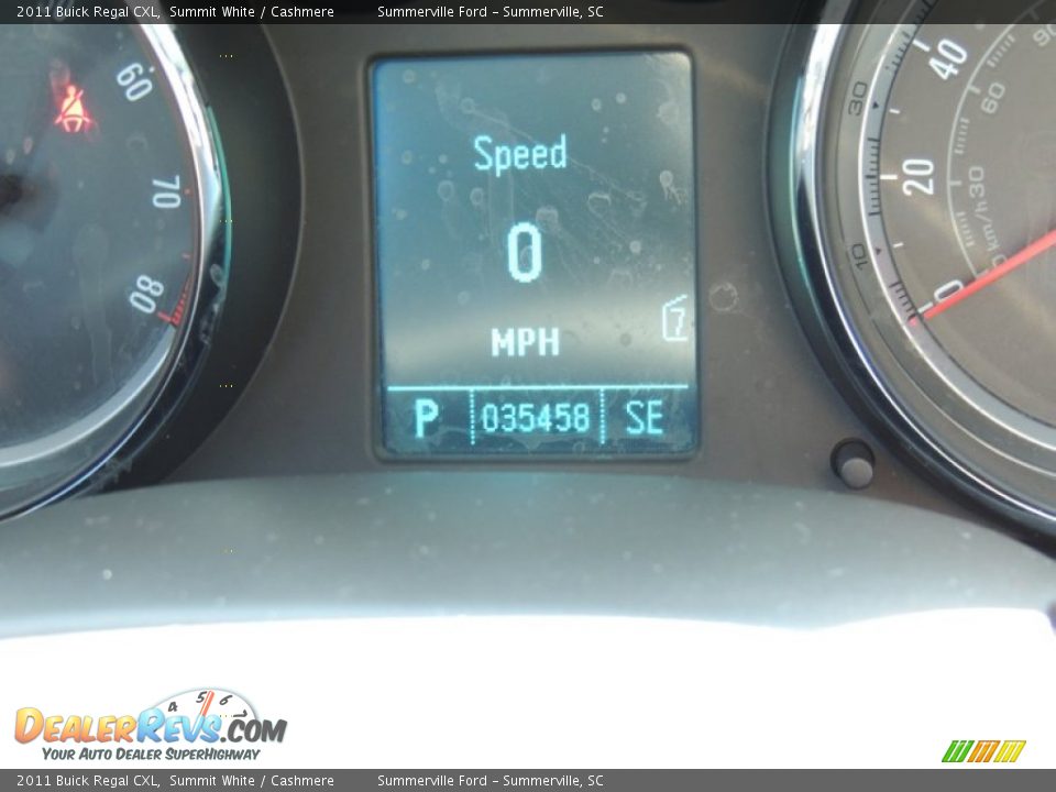 2011 Buick Regal CXL Summit White / Cashmere Photo #24