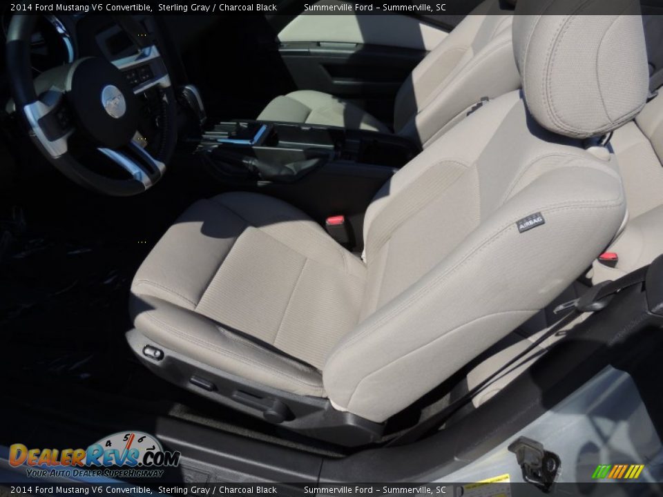 2014 Ford Mustang V6 Convertible Sterling Gray / Charcoal Black Photo #4