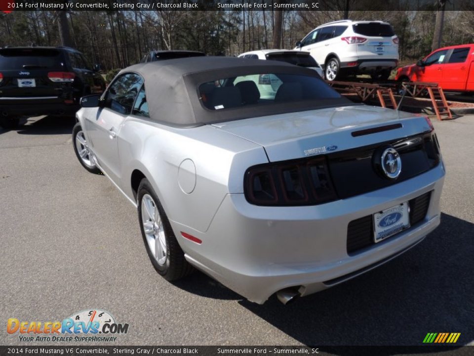 2014 Ford Mustang V6 Convertible Sterling Gray / Charcoal Black Photo #11
