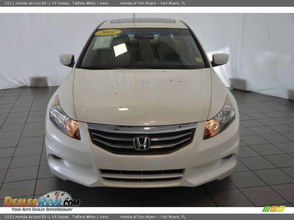 2011 Honda Accord EX-L V6 Sedan Taffeta White / Ivory Photo #2