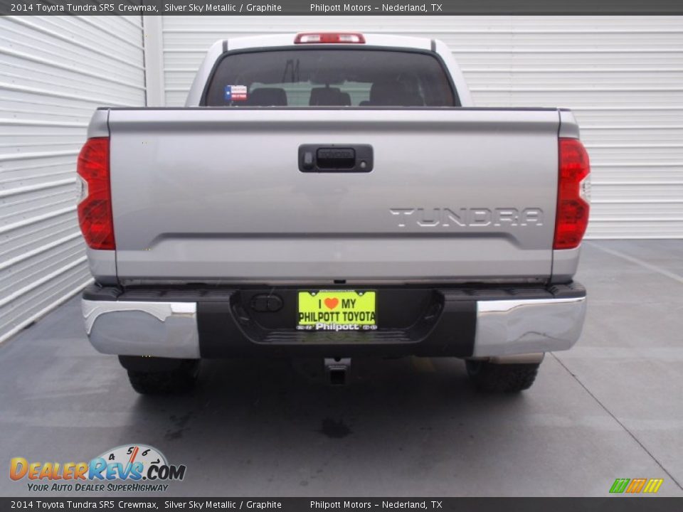 2014 Toyota Tundra SR5 Crewmax Silver Sky Metallic / Graphite Photo #5