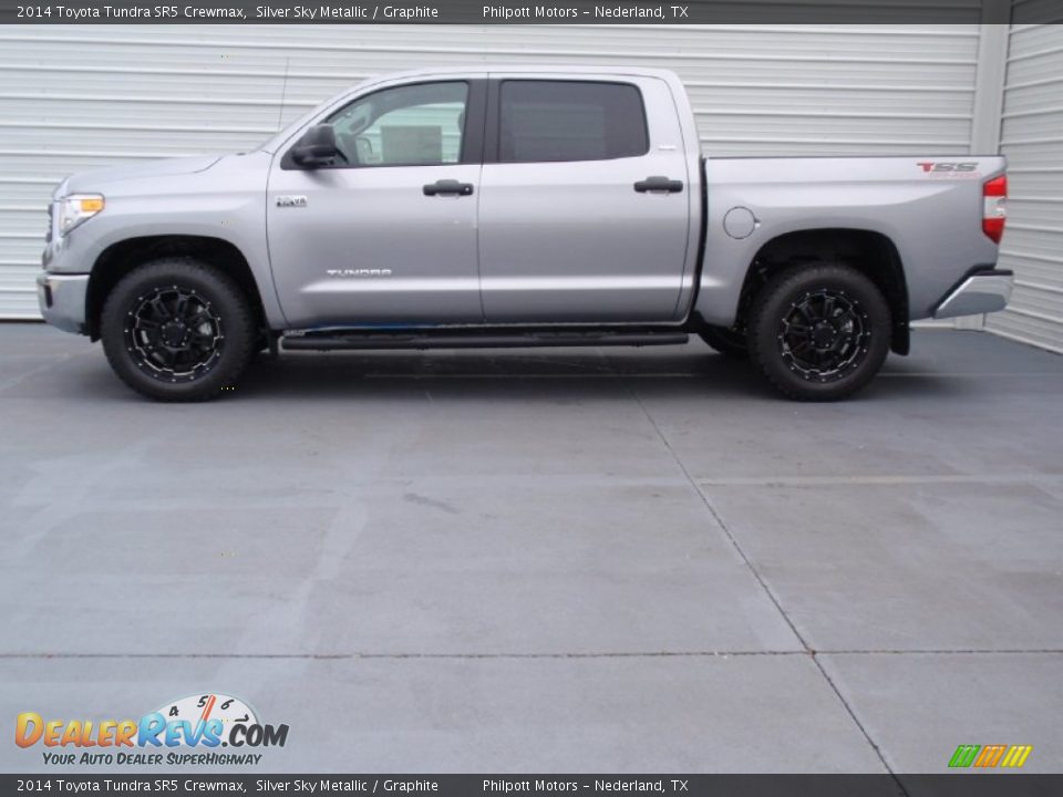 2014 Toyota Tundra SR5 Crewmax Silver Sky Metallic / Graphite Photo #6