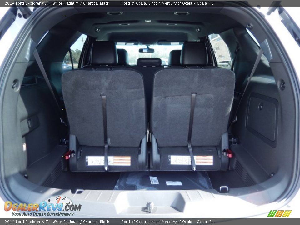 2014 Ford Explorer XLT White Platinum / Charcoal Black Photo #5
