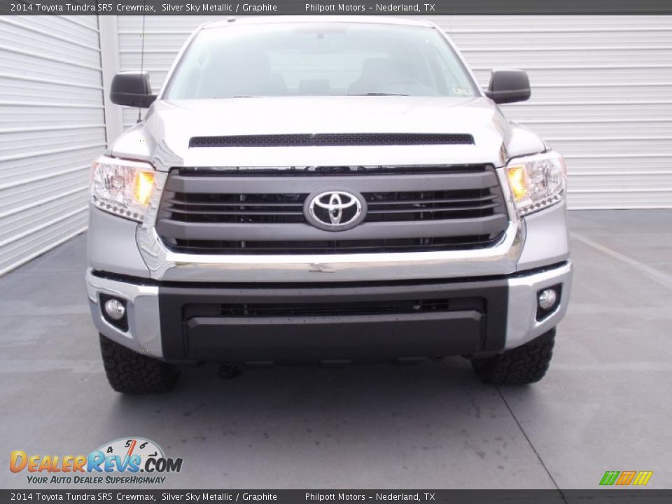 2014 Toyota Tundra SR5 Crewmax Silver Sky Metallic / Graphite Photo #8