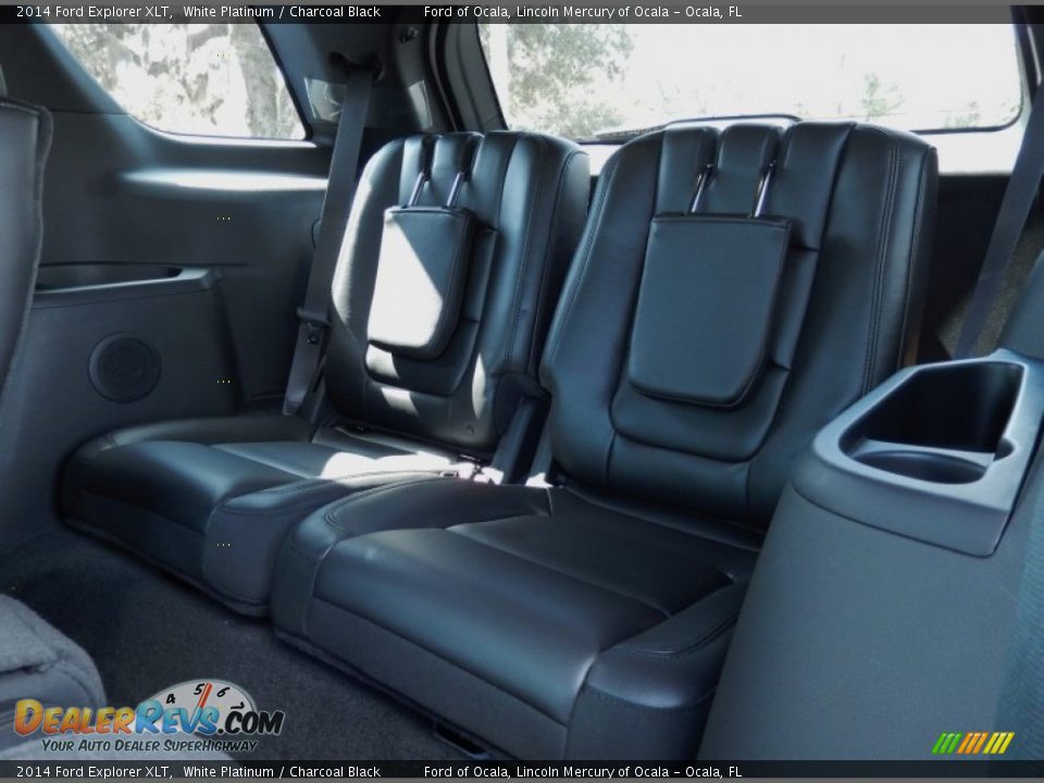 2014 Ford Explorer XLT White Platinum / Charcoal Black Photo #8