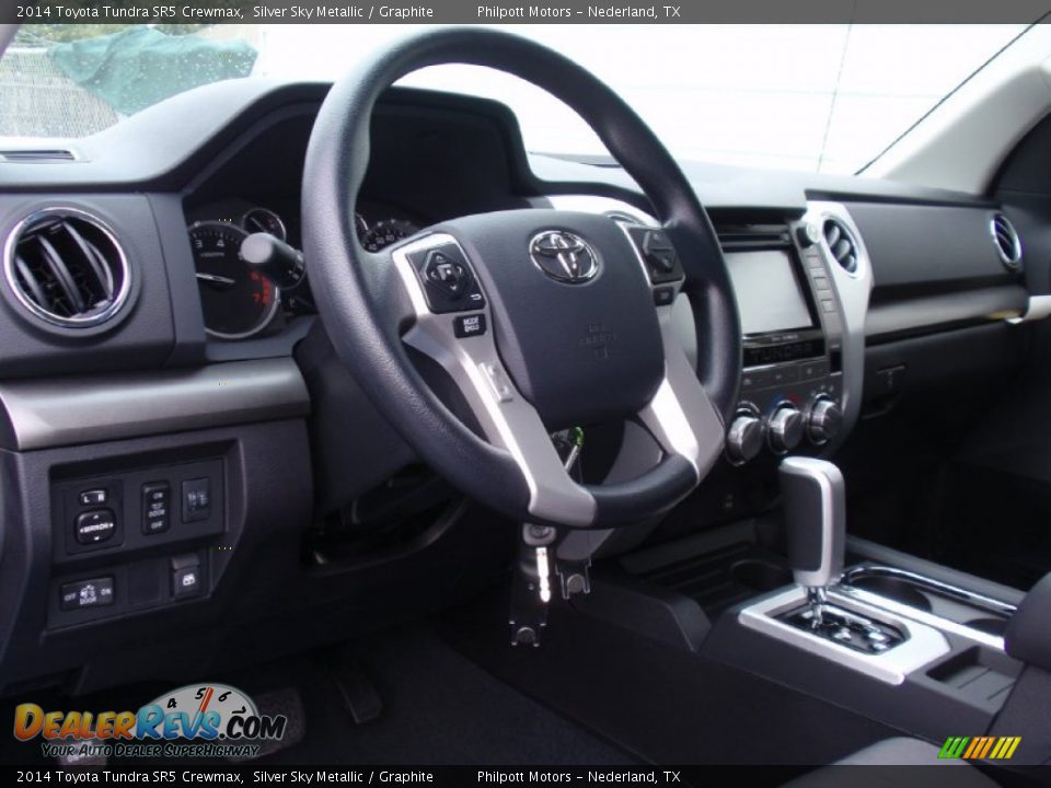 2014 Toyota Tundra SR5 Crewmax Silver Sky Metallic / Graphite Photo #26