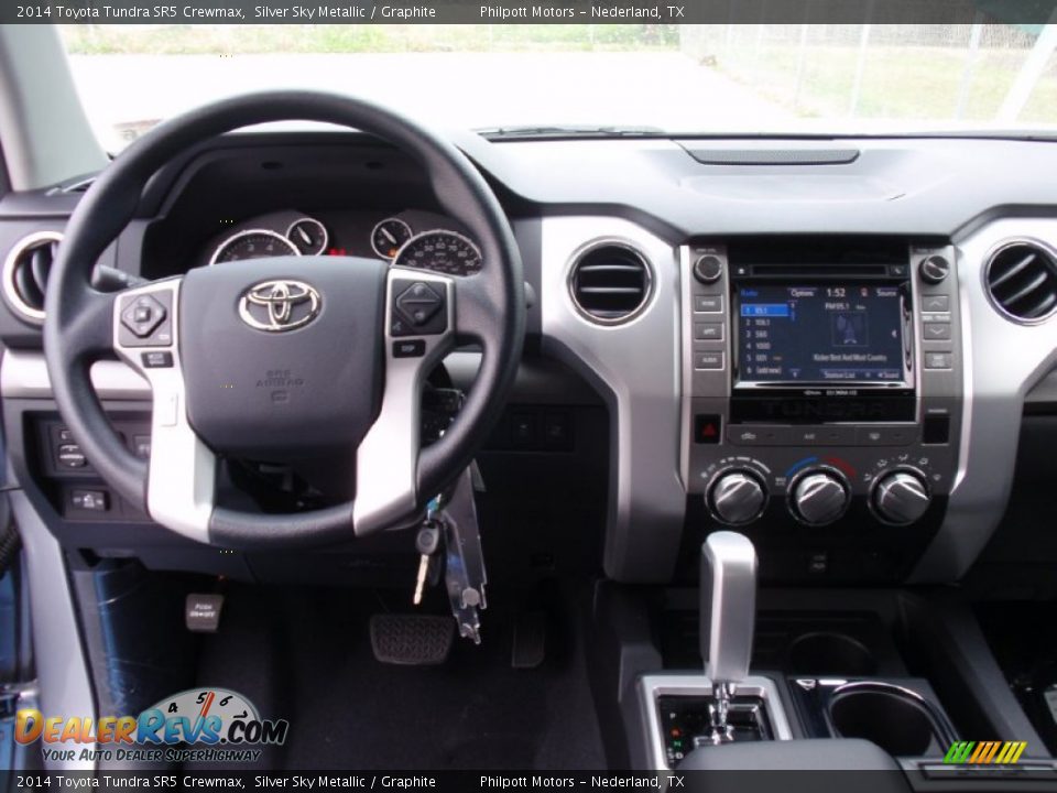 2014 Toyota Tundra SR5 Crewmax Silver Sky Metallic / Graphite Photo #29