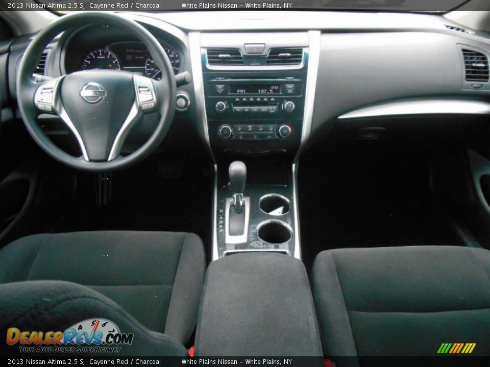 2013 Nissan Altima 2.5 S Cayenne Red / Charcoal Photo #15