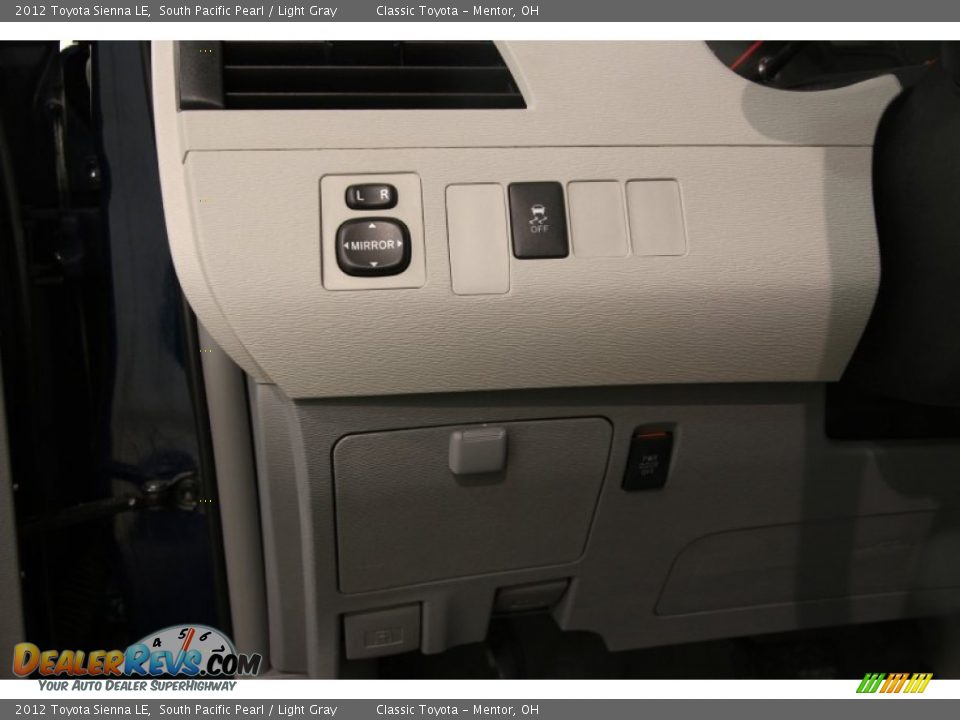 2012 Toyota Sienna LE South Pacific Pearl / Light Gray Photo #6