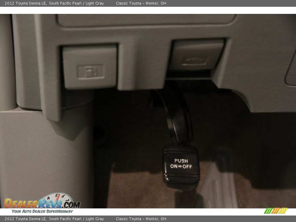 2012 Toyota Sienna LE South Pacific Pearl / Light Gray Photo #8