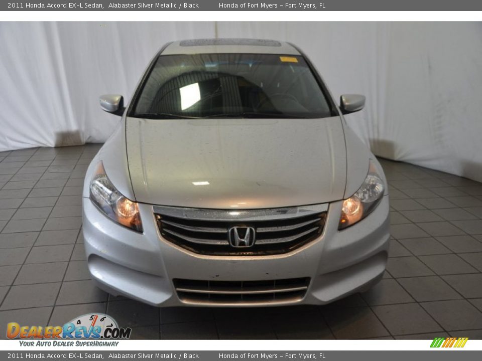 2011 Honda Accord EX-L Sedan Alabaster Silver Metallic / Black Photo #2