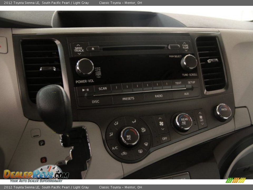 2012 Toyota Sienna LE South Pacific Pearl / Light Gray Photo #20