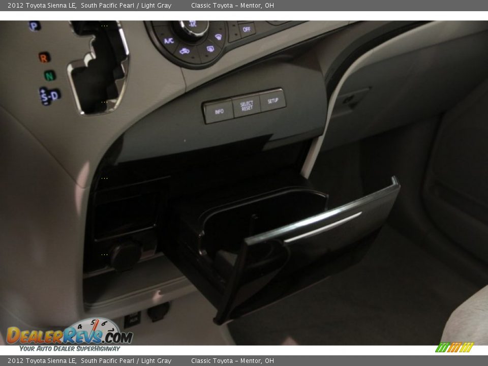 2012 Toyota Sienna LE South Pacific Pearl / Light Gray Photo #23