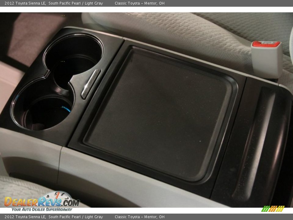 2012 Toyota Sienna LE South Pacific Pearl / Light Gray Photo #24