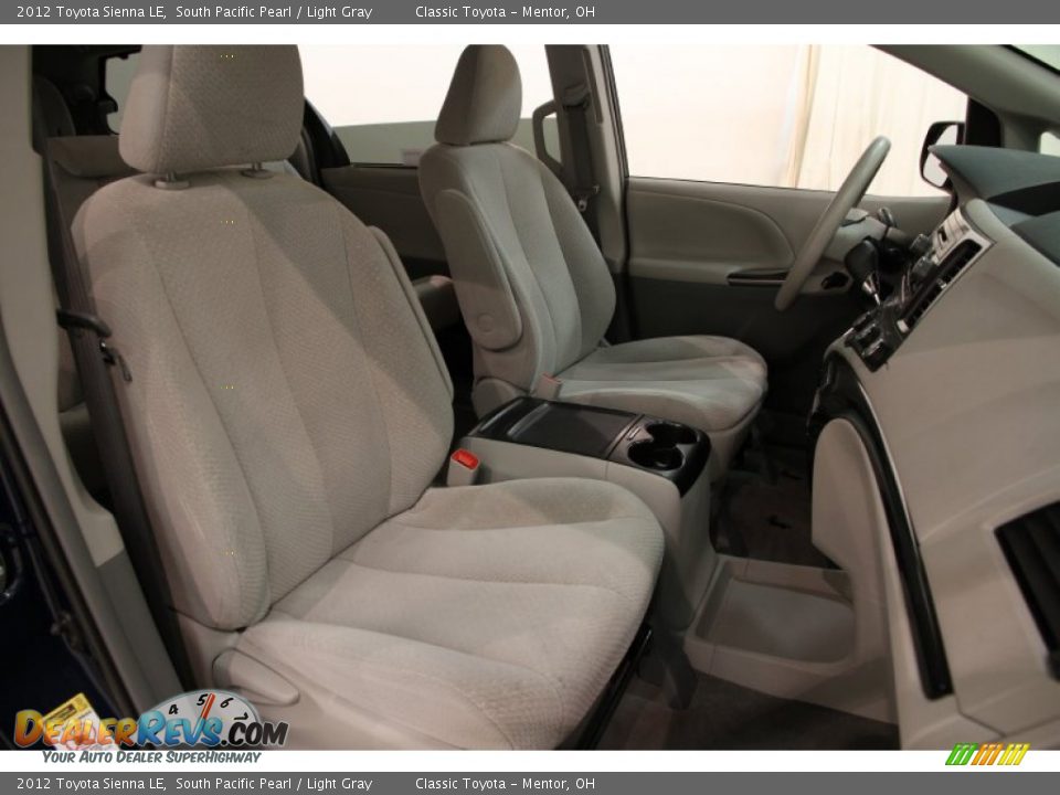 2012 Toyota Sienna LE South Pacific Pearl / Light Gray Photo #26