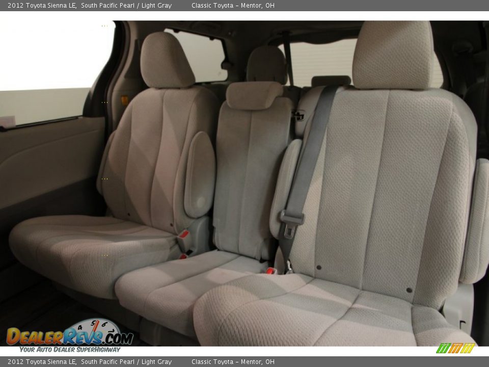 2012 Toyota Sienna LE South Pacific Pearl / Light Gray Photo #28