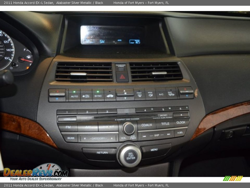 2011 Honda Accord EX-L Sedan Alabaster Silver Metallic / Black Photo #8