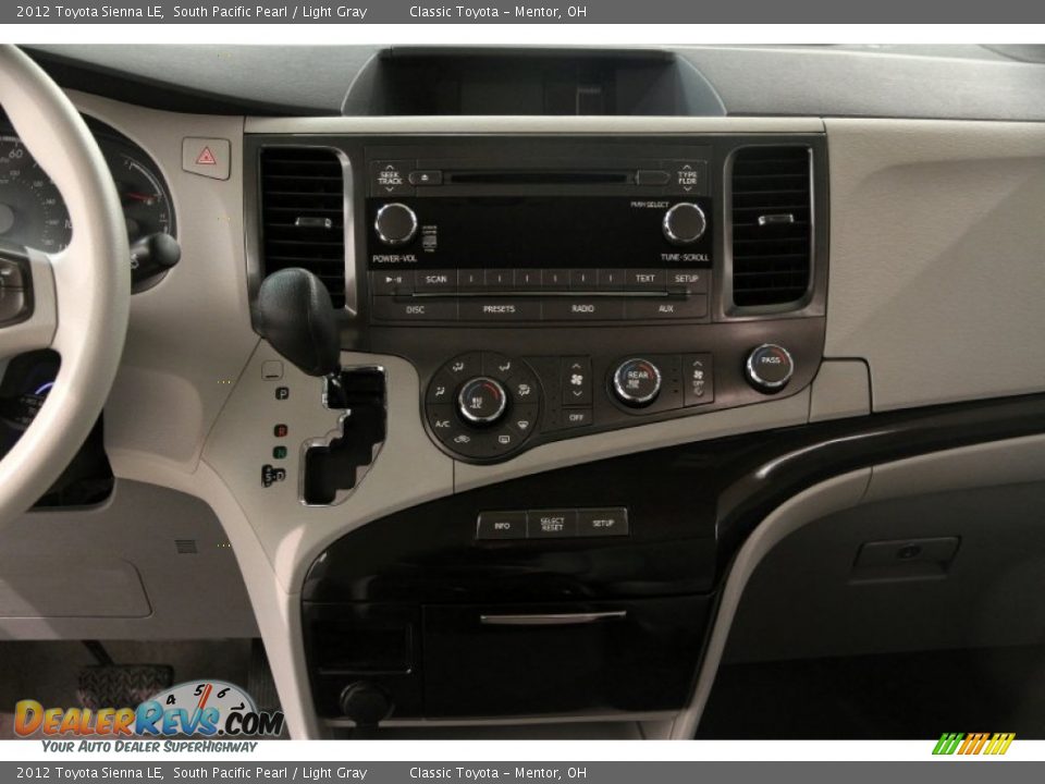2012 Toyota Sienna LE South Pacific Pearl / Light Gray Photo #31