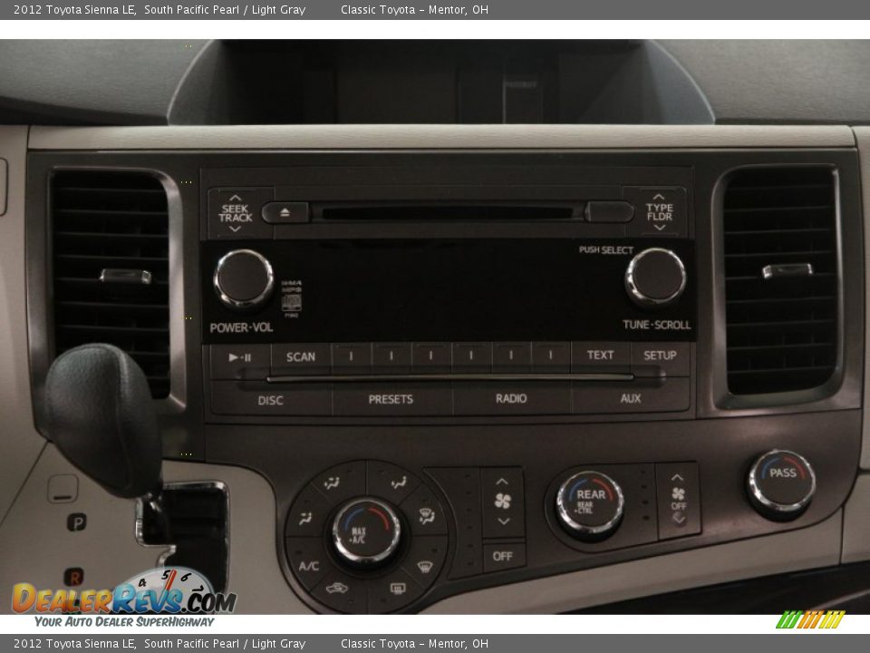 2012 Toyota Sienna LE South Pacific Pearl / Light Gray Photo #32