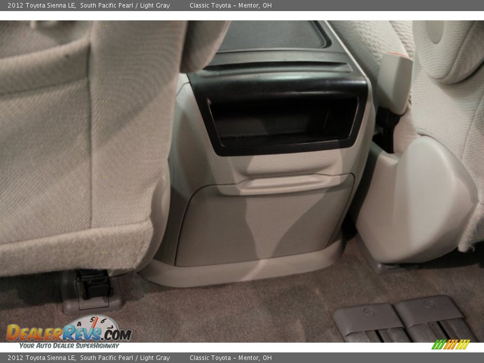 2012 Toyota Sienna LE South Pacific Pearl / Light Gray Photo #34