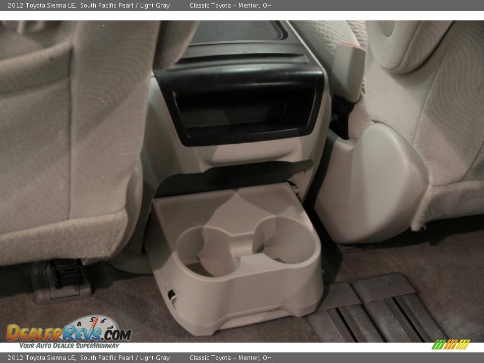 2012 Toyota Sienna LE South Pacific Pearl / Light Gray Photo #35