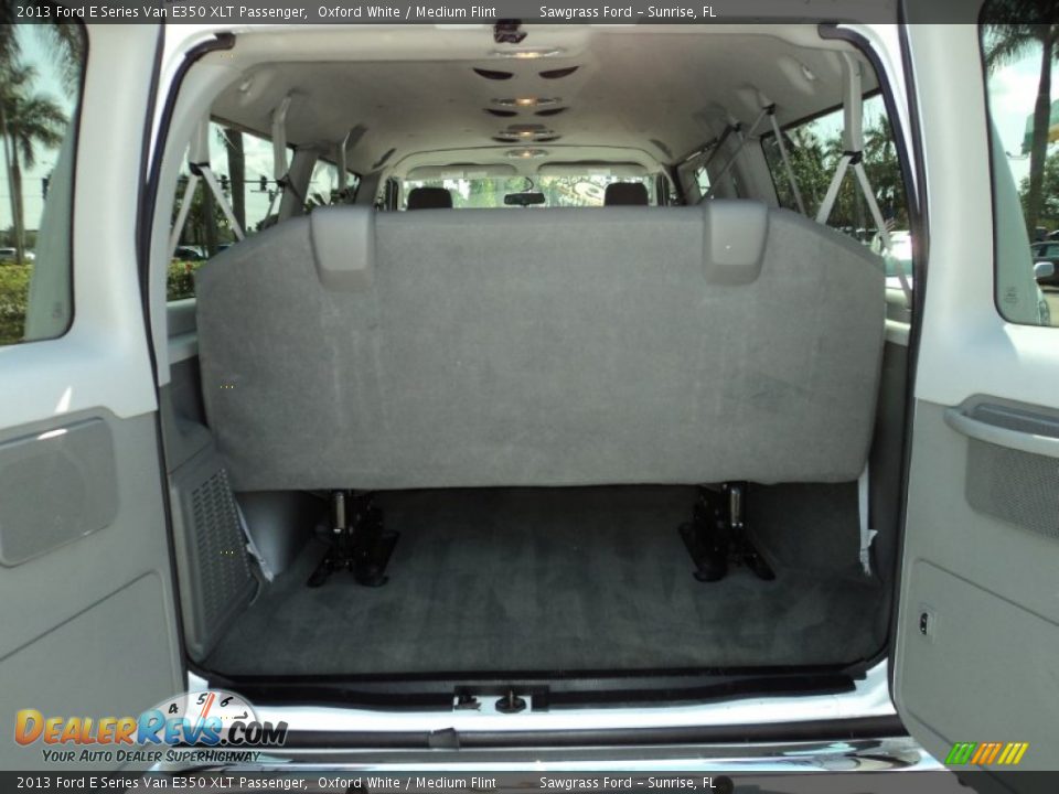 2013 Ford E Series Van E350 XLT Passenger Oxford White / Medium Flint Photo #8