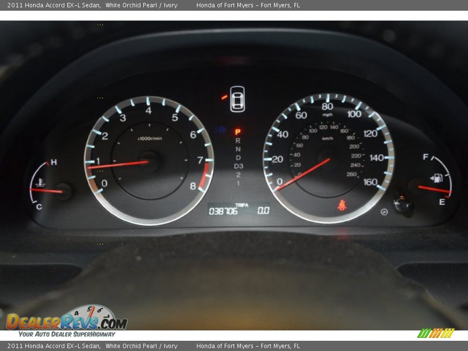 2011 Honda Accord EX-L Sedan White Orchid Pearl / Ivory Photo #9