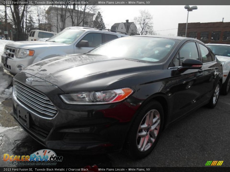 2013 Ford Fusion SE Tuxedo Black Metallic / Charcoal Black Photo #1