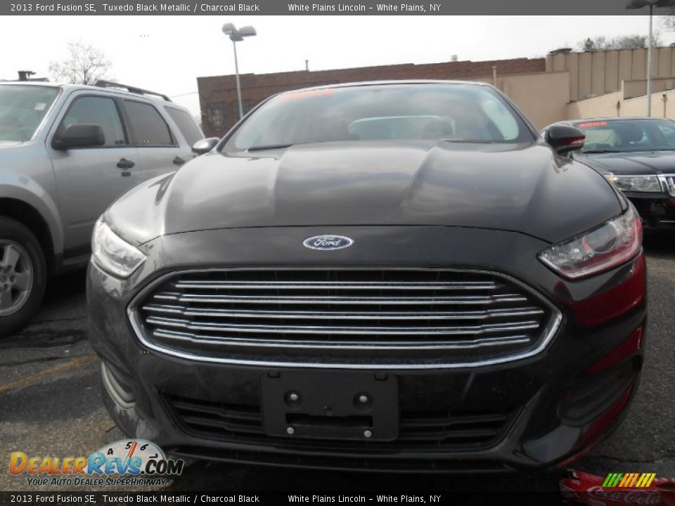 2013 Ford Fusion SE Tuxedo Black Metallic / Charcoal Black Photo #2
