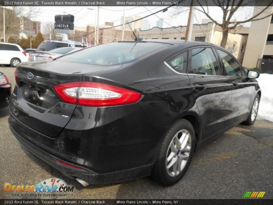 2013 Ford Fusion SE Tuxedo Black Metallic / Charcoal Black Photo #3