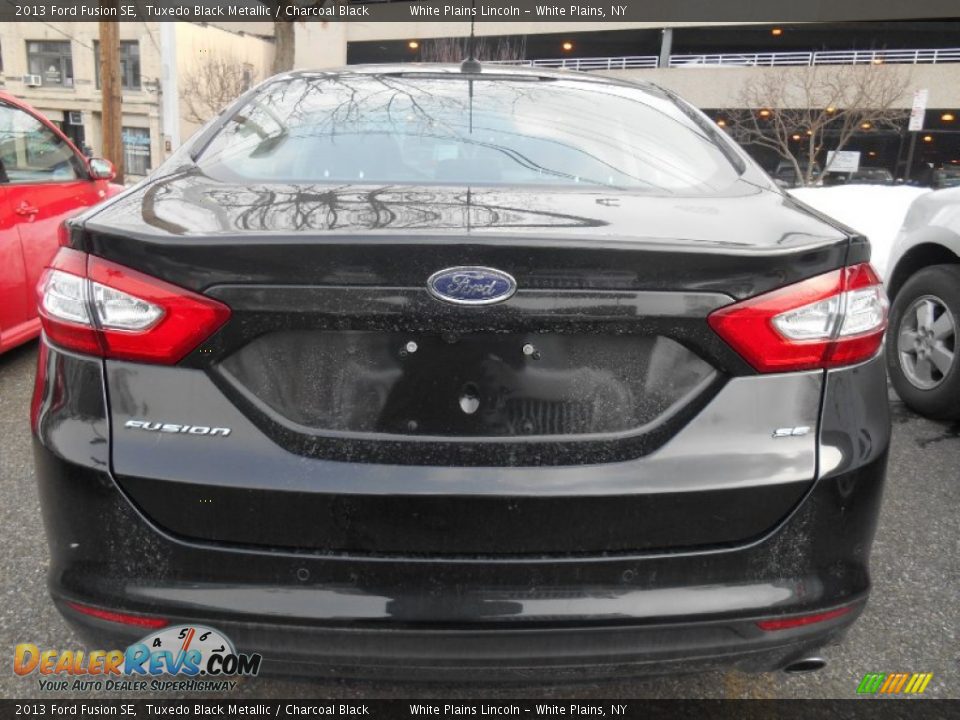 2013 Ford Fusion SE Tuxedo Black Metallic / Charcoal Black Photo #4