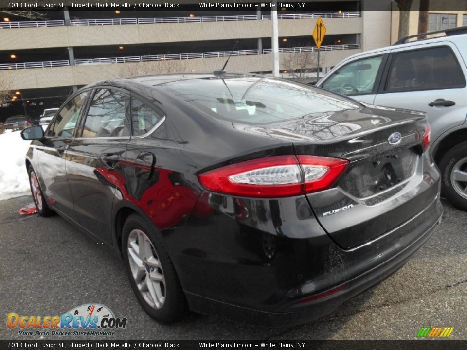 2013 Ford Fusion SE Tuxedo Black Metallic / Charcoal Black Photo #5