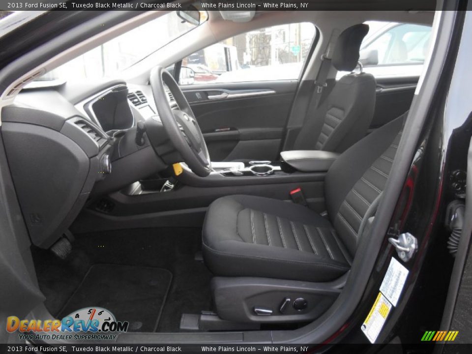 2013 Ford Fusion SE Tuxedo Black Metallic / Charcoal Black Photo #12