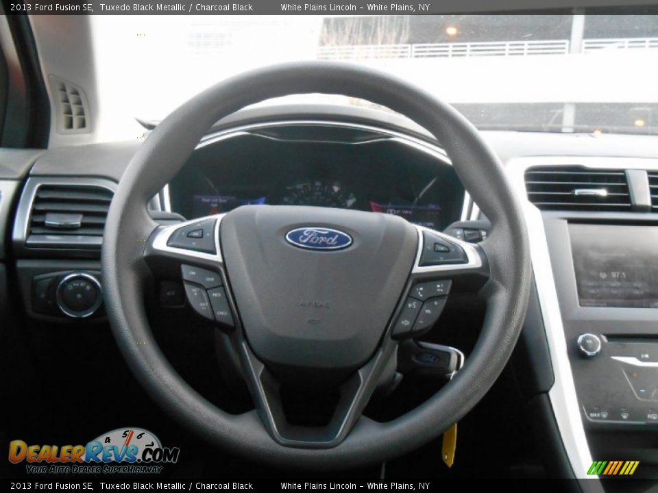 2013 Ford Fusion SE Tuxedo Black Metallic / Charcoal Black Photo #14