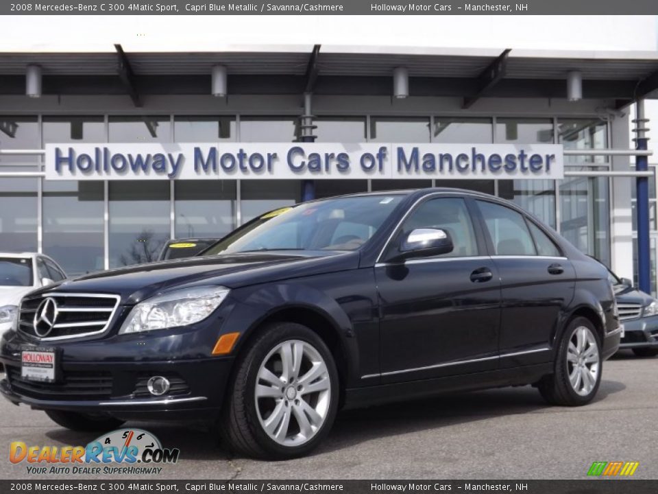 2008 Mercedes-Benz C 300 4Matic Sport Capri Blue Metallic / Savanna/Cashmere Photo #1