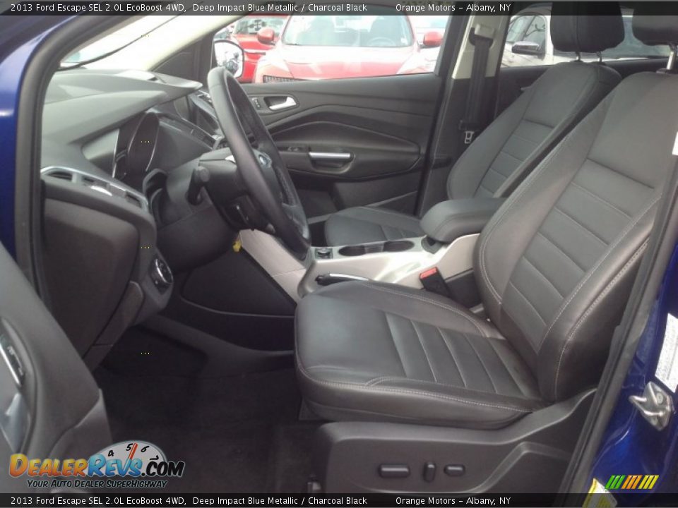 2013 Ford Escape SEL 2.0L EcoBoost 4WD Deep Impact Blue Metallic / Charcoal Black Photo #11