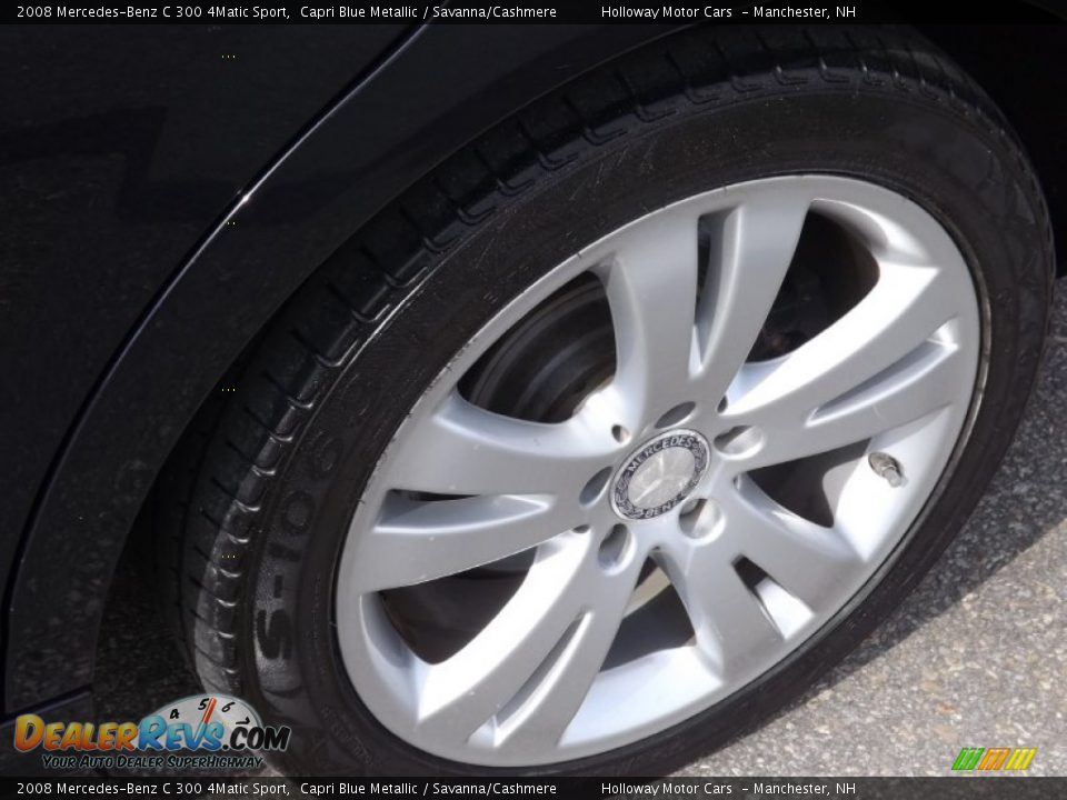 2008 Mercedes-Benz C 300 4Matic Sport Capri Blue Metallic / Savanna/Cashmere Photo #5