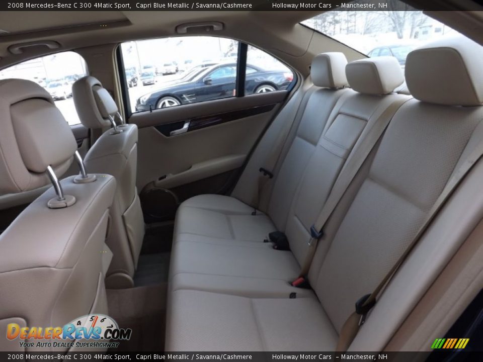 2008 Mercedes-Benz C 300 4Matic Sport Capri Blue Metallic / Savanna/Cashmere Photo #6