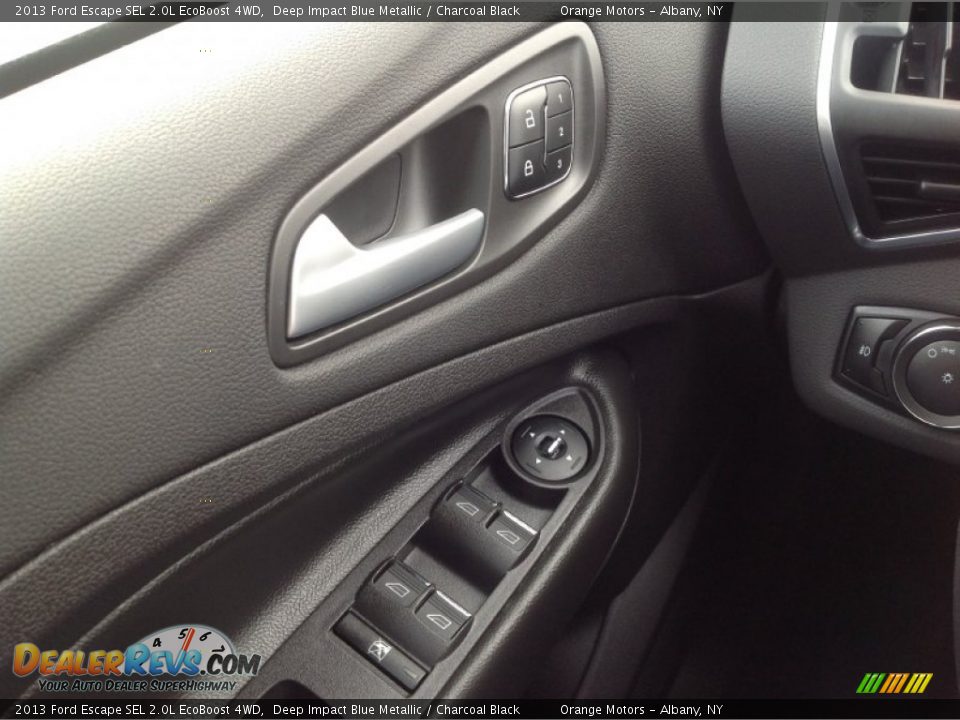 2013 Ford Escape SEL 2.0L EcoBoost 4WD Deep Impact Blue Metallic / Charcoal Black Photo #16