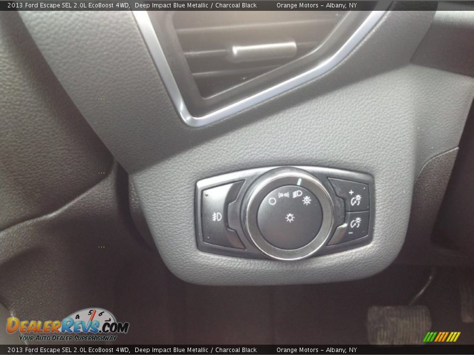 2013 Ford Escape SEL 2.0L EcoBoost 4WD Deep Impact Blue Metallic / Charcoal Black Photo #17