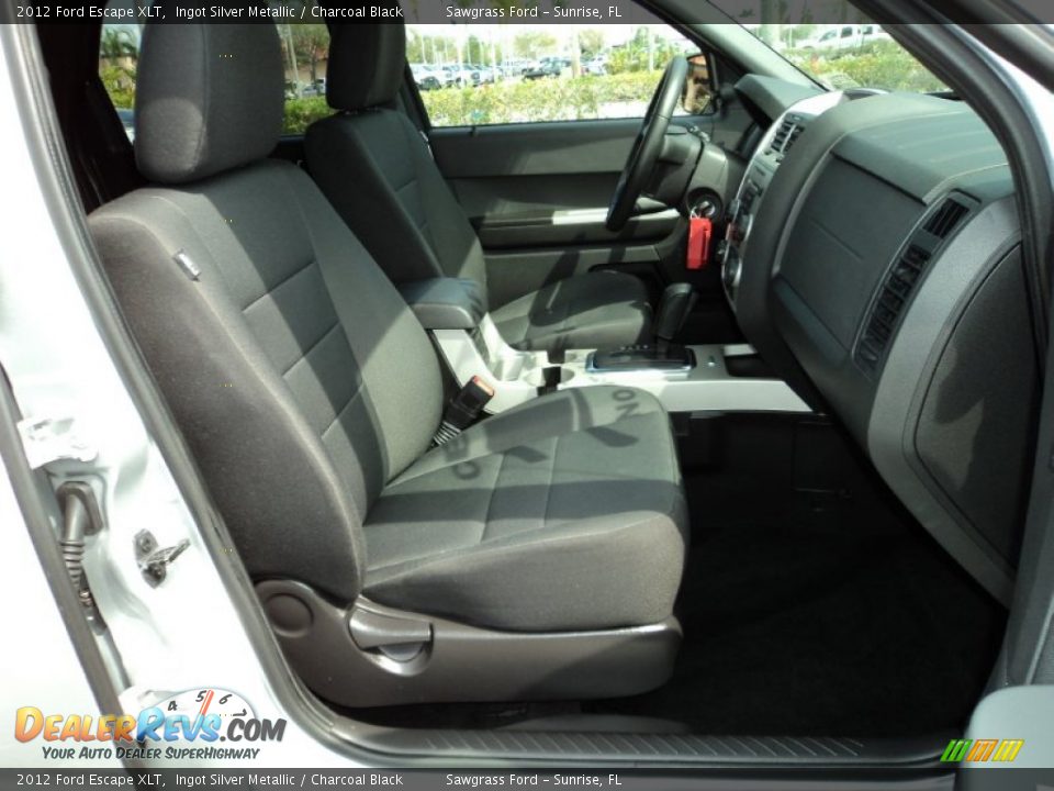 2012 Ford Escape XLT Ingot Silver Metallic / Charcoal Black Photo #21
