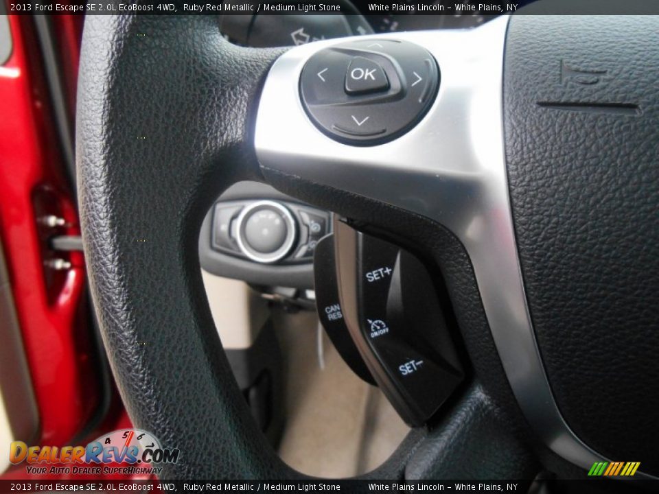 2013 Ford Escape SE 2.0L EcoBoost 4WD Ruby Red Metallic / Medium Light Stone Photo #16