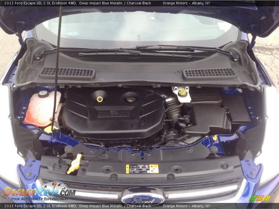 2013 Ford Escape SEL 2.0L EcoBoost 4WD Deep Impact Blue Metallic / Charcoal Black Photo #21