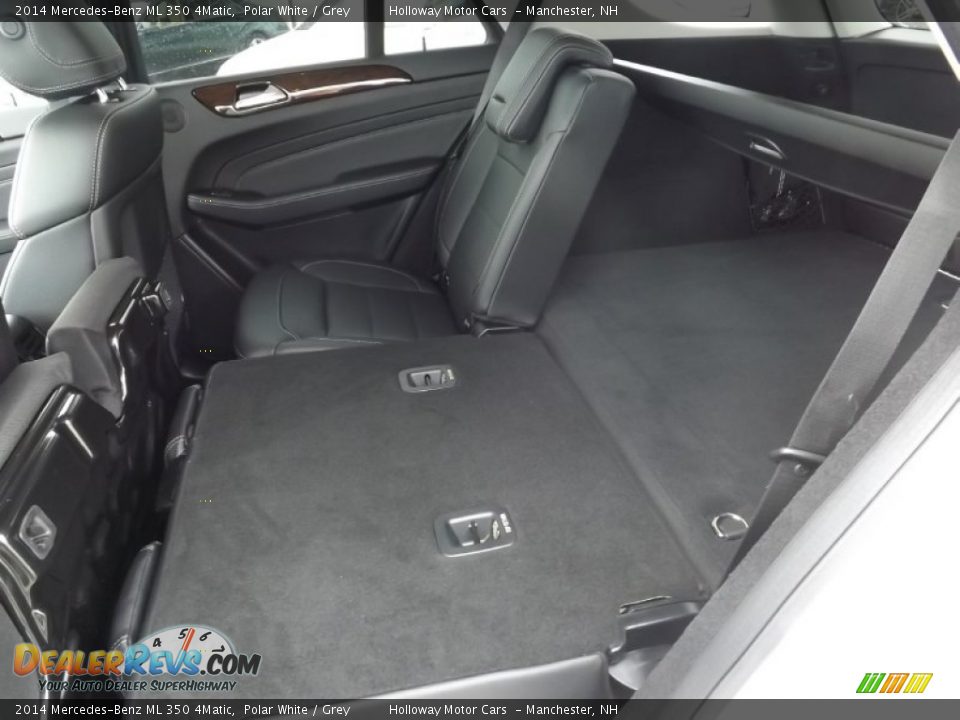 2014 Mercedes-Benz ML 350 4Matic Polar White / Grey Photo #6