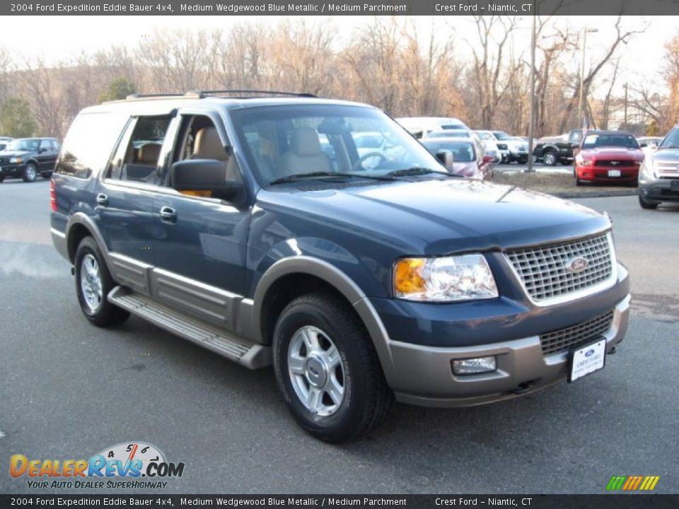 2004 Ford Expedition Eddie Bauer 4x4 Medium Wedgewood Blue Metallic / Medium Parchment Photo #1